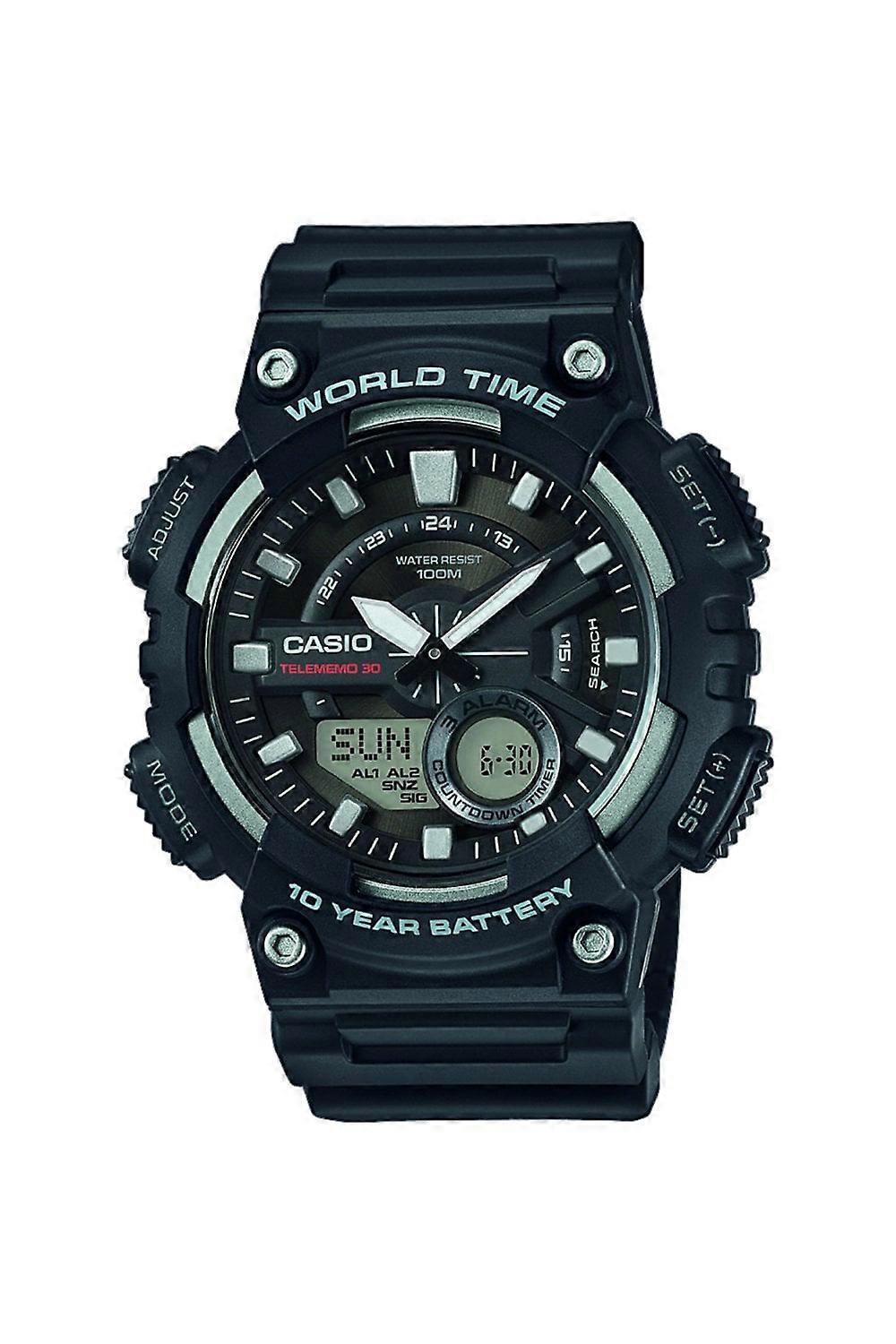 Men's Casio Collection Mens World Time Watch AEQ-110W-1AVEF