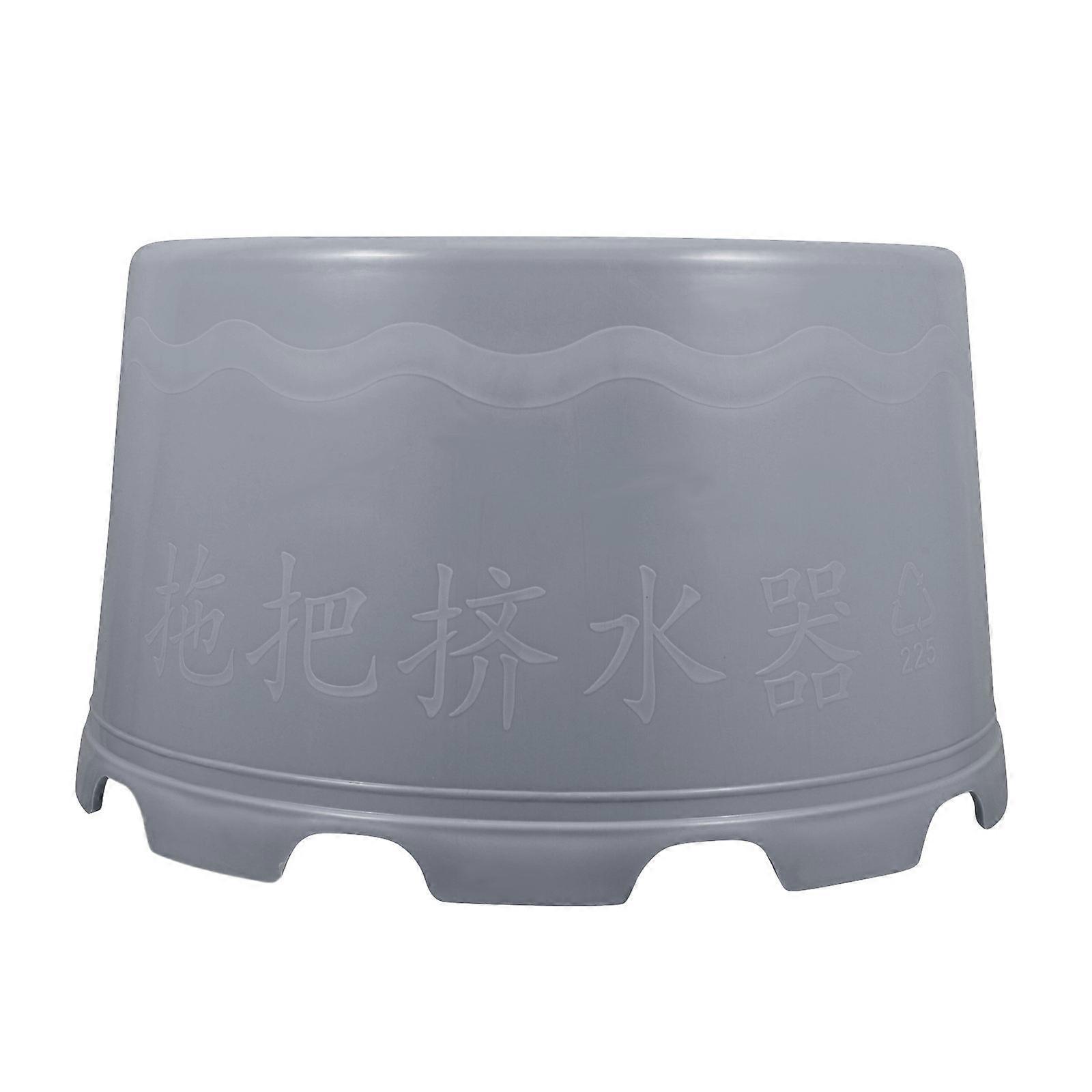 Squeegee Bucket Mop Drying Container Home Cleaning Square Effortless Design Plastic 11.2×11.2×6.3in 1Set