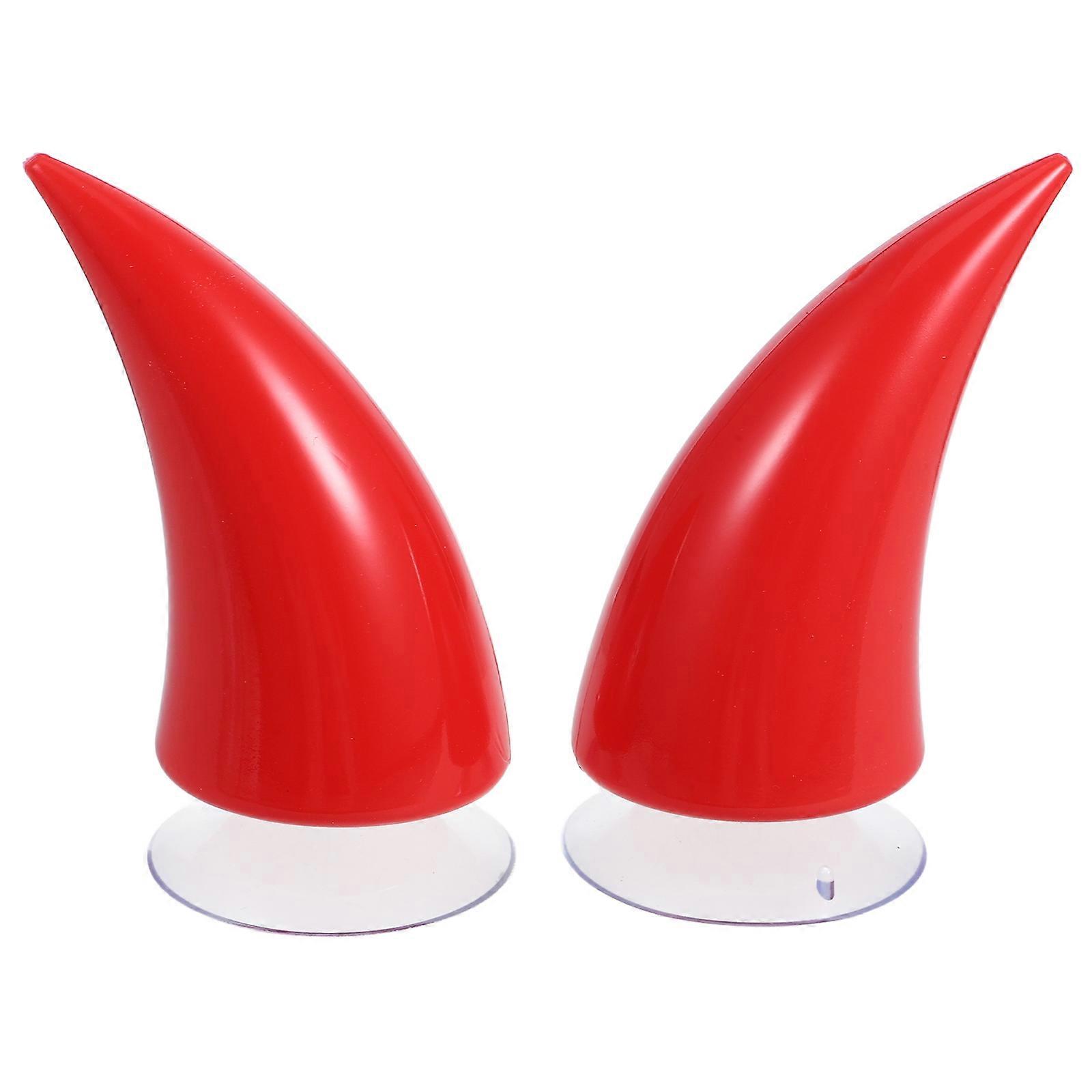 Motorcycle Helmet Horn Suction Cup Attachment Offroad Adventures .00X5.00X3.80CM ABS 1Pair