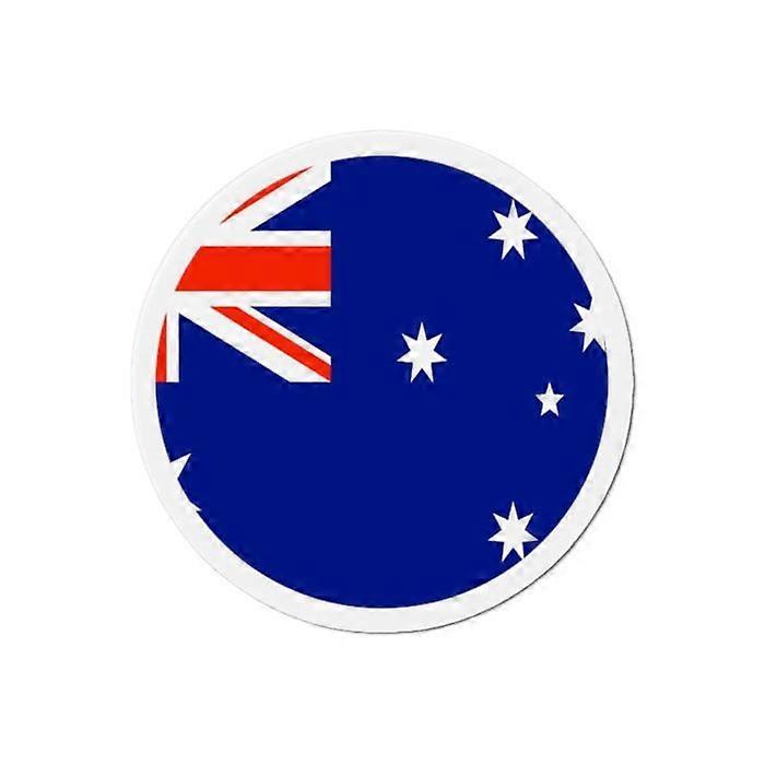 Round Magnet - Heard and McDonald Islands - 7 cm - Multicolored - 50 pieces - Mixed