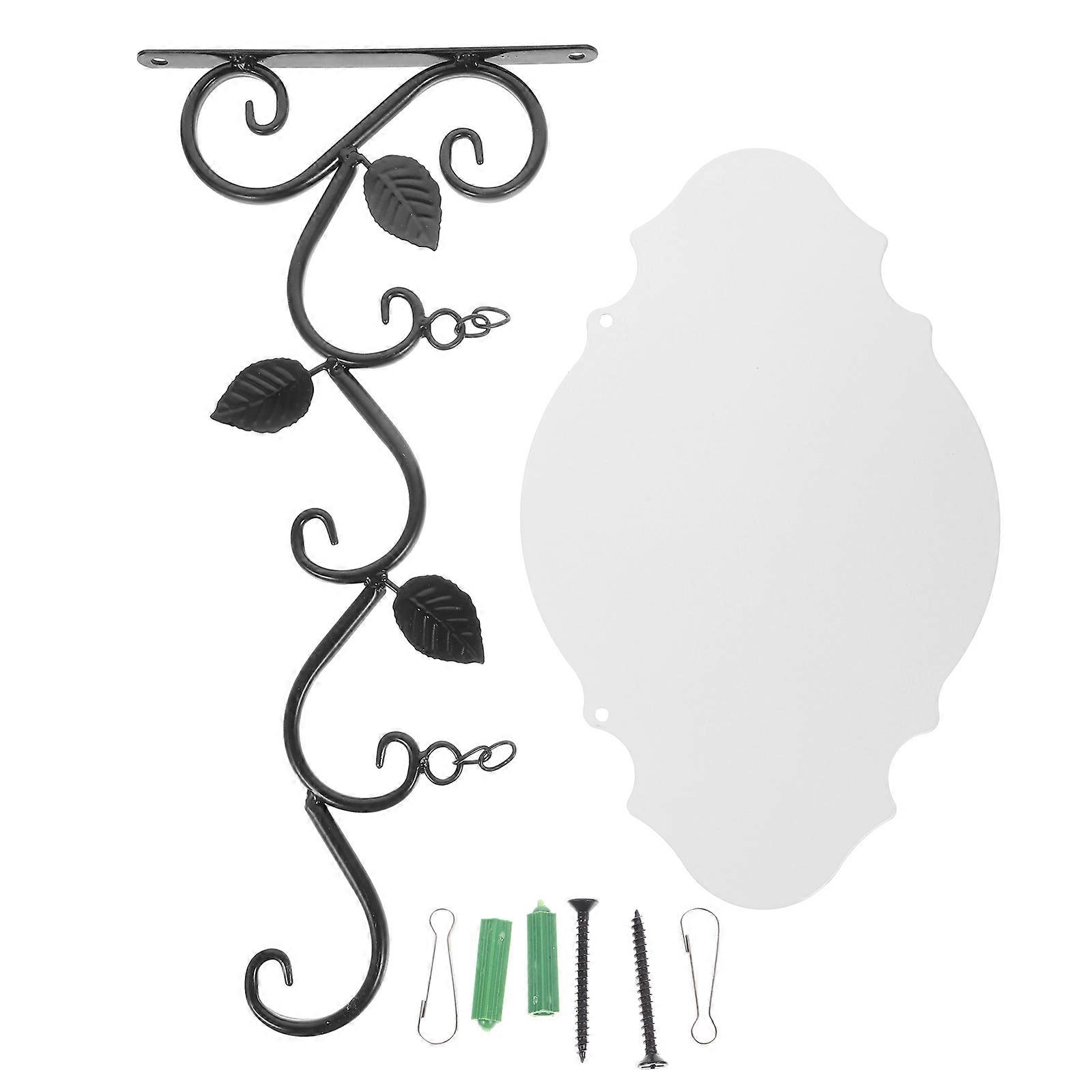 1pc Decorative Garden Address Hook Classroom Door Plate Holder Address Support
