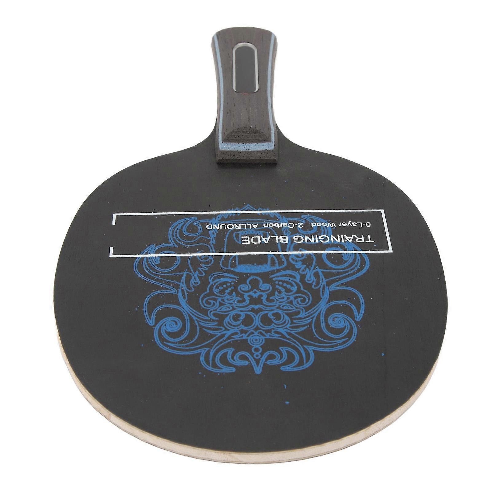 Table Tennis Blade Professional Ping Pong Paddle Board Base Long Handle Horizontal Bat 