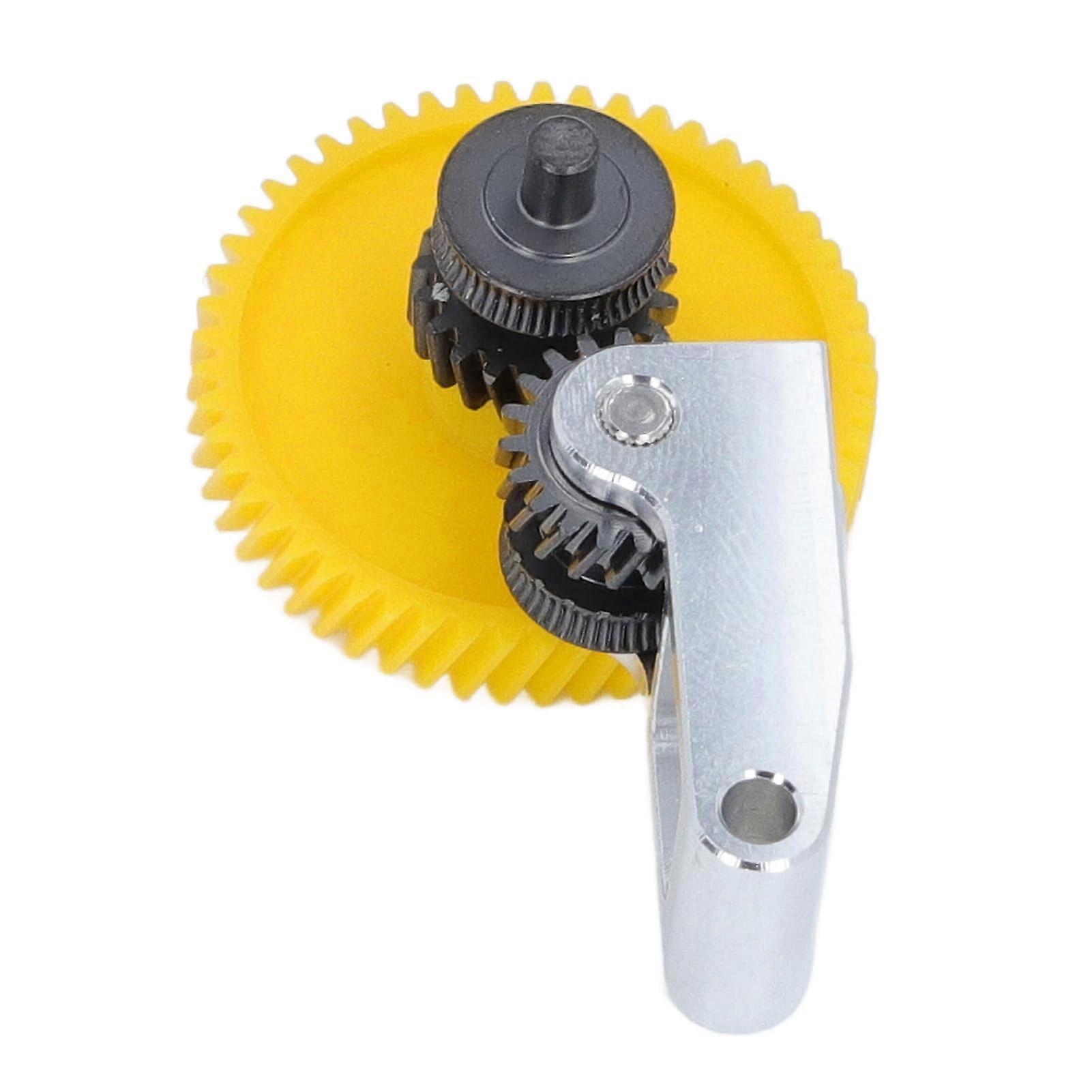 Hardened Steel Extruder Gear and Handle Set For 1.75mm Filament With Slanted Tooth Design, P1P 3D Printers