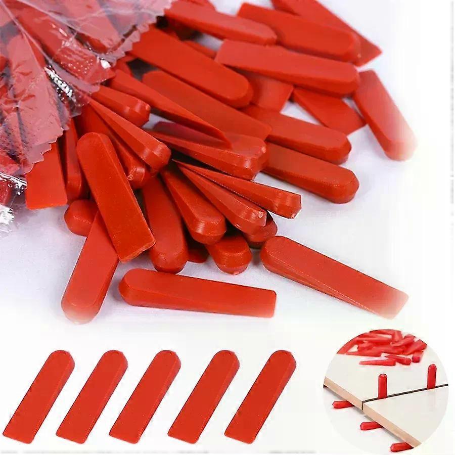 100pcs Plastic Tile Spacers Reusable Positioning Clips Wall Flooring Tiling Tool Level Wedges Leveler Wall Flooring Tiling Tools