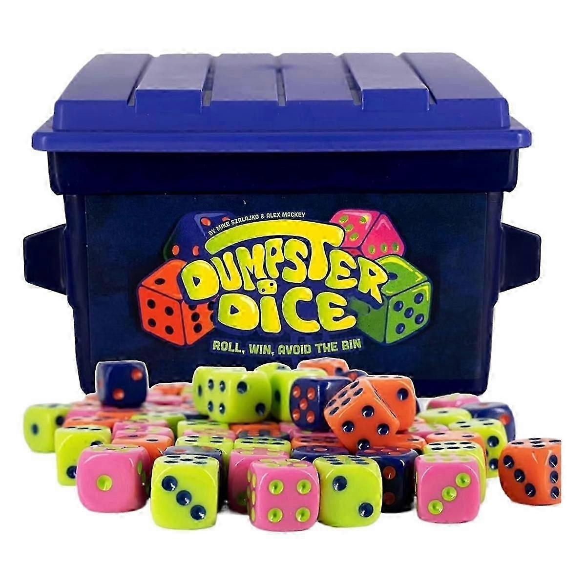 Dumpster Dice Game Family Board Game for 4 Players Fun