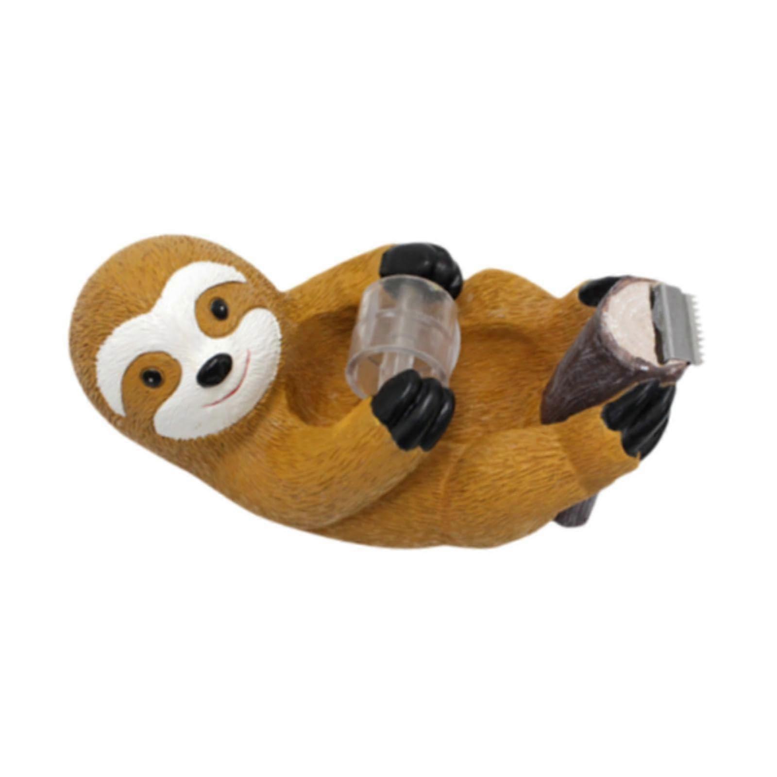 Slothshaped tape cutter decorative ideal gift unique portable easy to use for office salon home