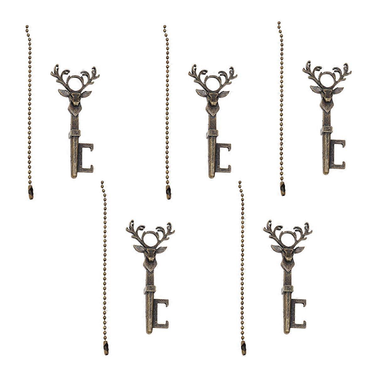 Zinc Alloy Deer Head Bottle Opener Lid Remover 8x3.4x1cm Dark Brown Rustic Special Event 5 Sets
