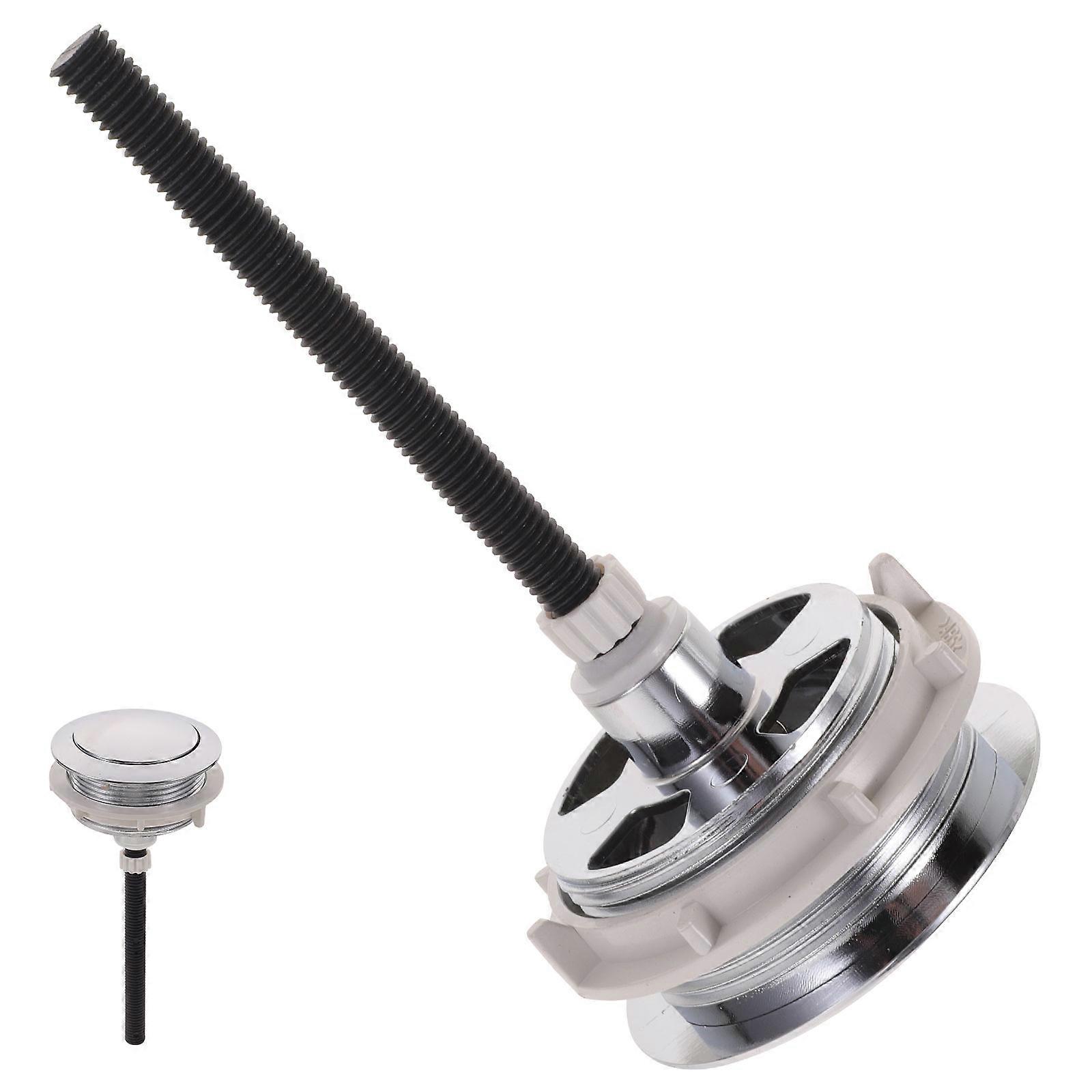 Corrosion-resistant Toilet Tank Button Round Home Bathroom 1Pcs