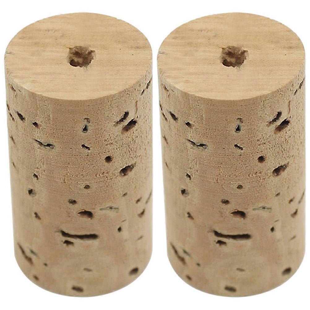 Flute Headjoint Cork Plugs Made of Durable Natural Cork for Flute Repair and Use 2 pcs