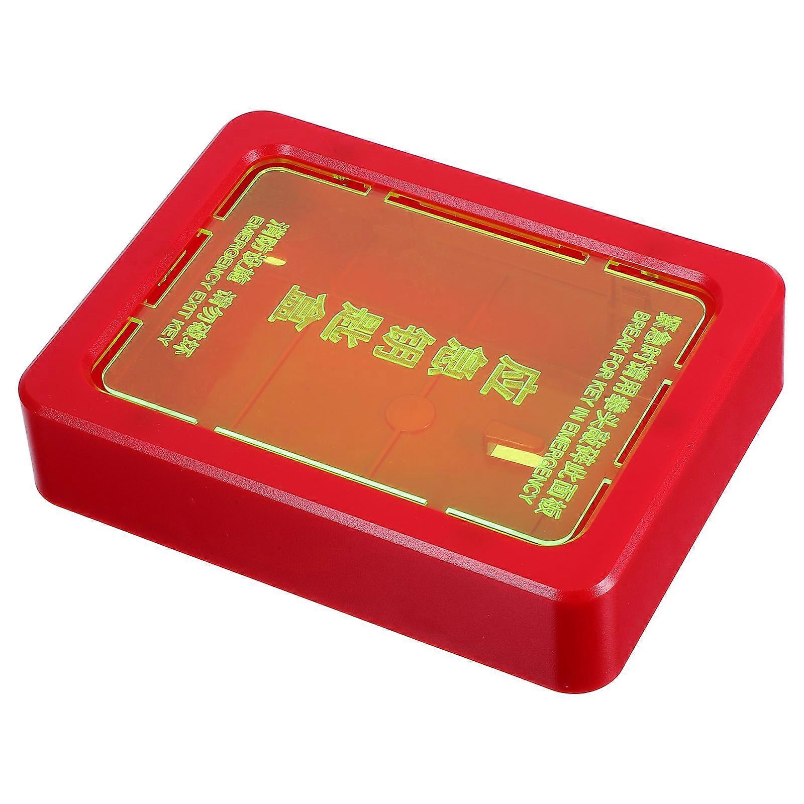 Emergency Door Key Lock Box Multifunctional Storage For Residential or Commercial Spaces Red 16.30X12.30X3.50CM Quick Access 1Pack
