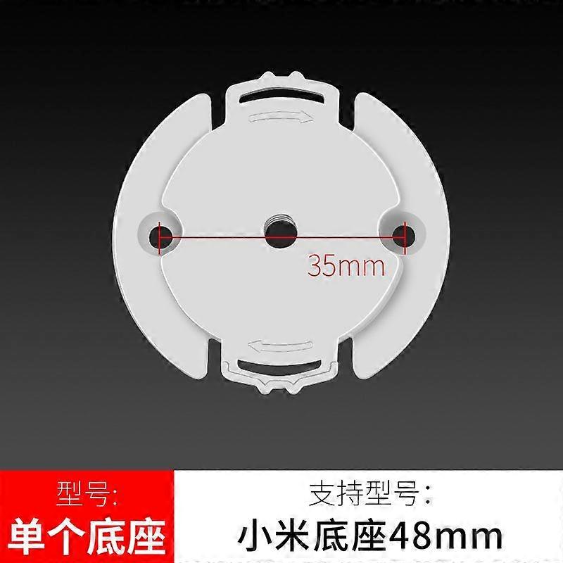 20pcs Round Plastic Camera Base: Stable Security Camera Mount Compatible With Xiaomi - Easy Installation Base For Indoor Use