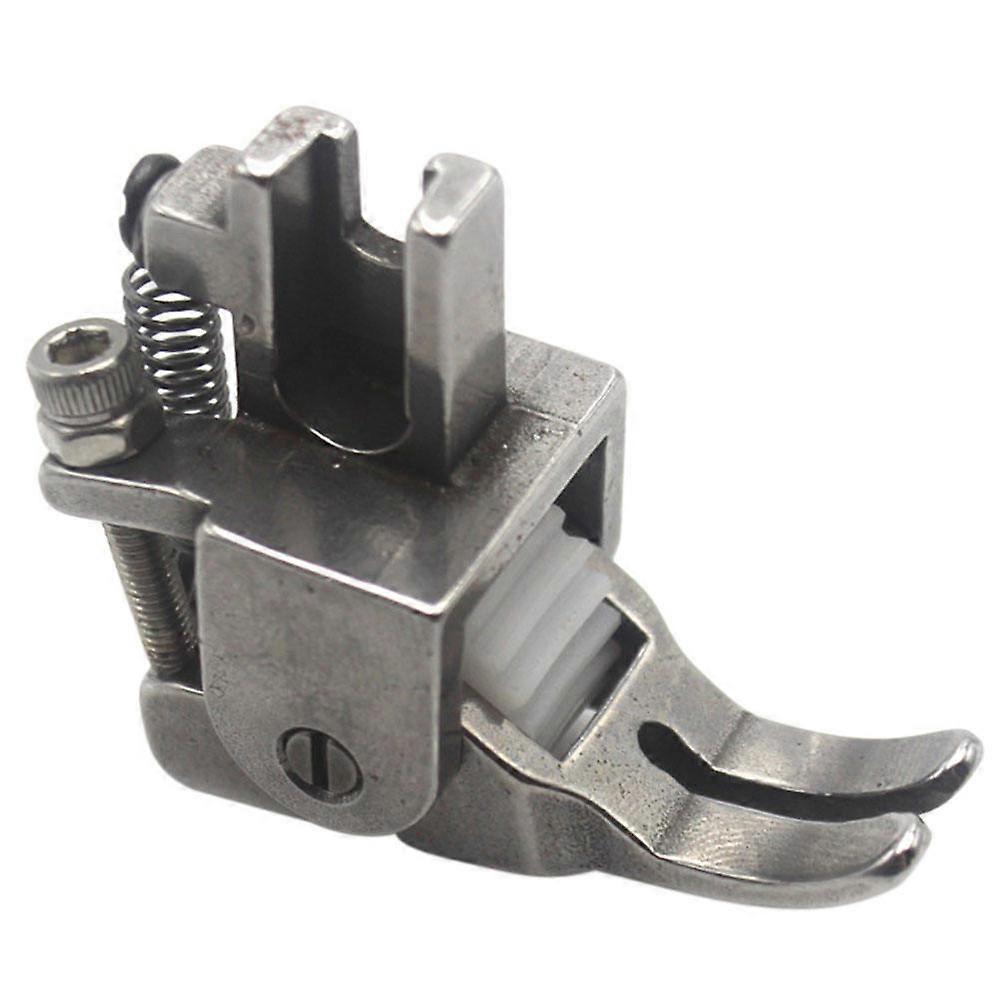 Pied-de-biche à rouleau pour machine à coudre en fer durable La couleur argentée s’adapte aux matériaux très épais 0,5 pouce