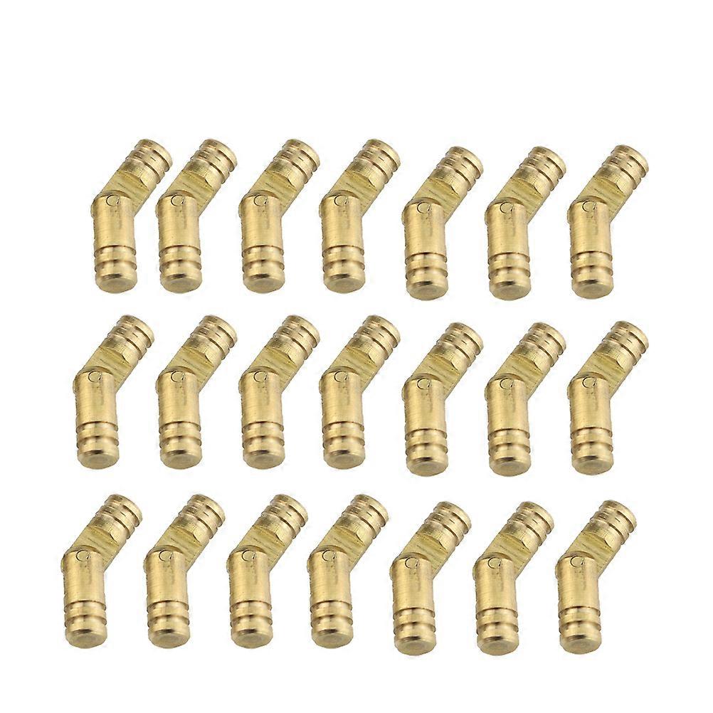 Decorative Box Lid Hinge Cylindrical Spring Hinges for Cases and Boxes 4x20mm Copper Mute Operation 50Pack