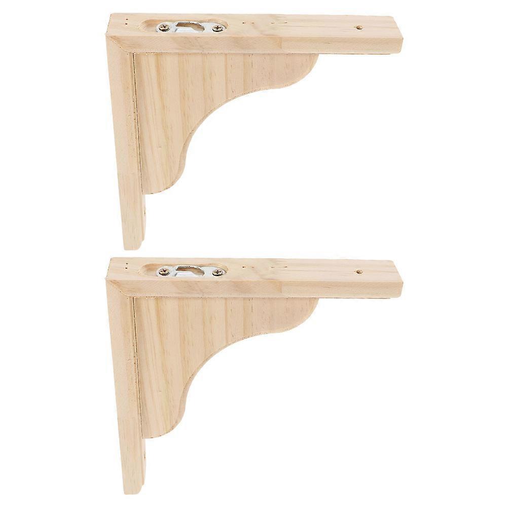 الجرف الحائط يدعم تصميم الخشب متعدد الاستخدامات لخزانة المطبخ كونترتوب 2 قطعة