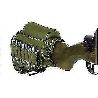 Adjustable Outdoor Tactical Rifle Cases Butt Stock Rifle Cheek Rest Pouch Bullet Holder Nylon Riser Pad Ammo Cartridges Bag