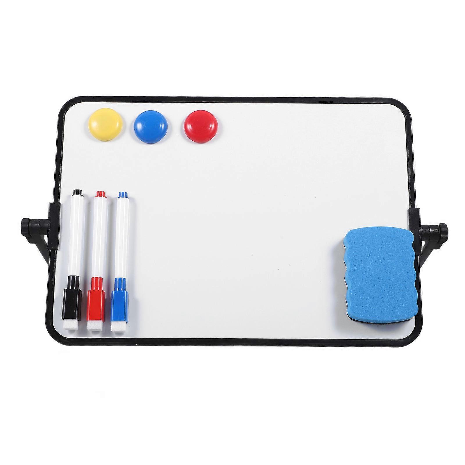 Erasable Double-Sided Message Board Calendar Function Ideal For Work Planning And Study 1 Set
