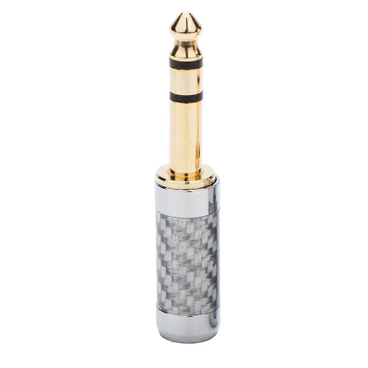 6.35mm 3Pins Male Plug Connector Replacement Part Microphone Cable Connecting Adapter