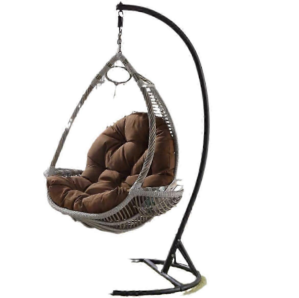 Garden indoor hanging egg shaped swing hammock chair seat thickened cushion cushion cushion pillow cushion (excluding chair)
