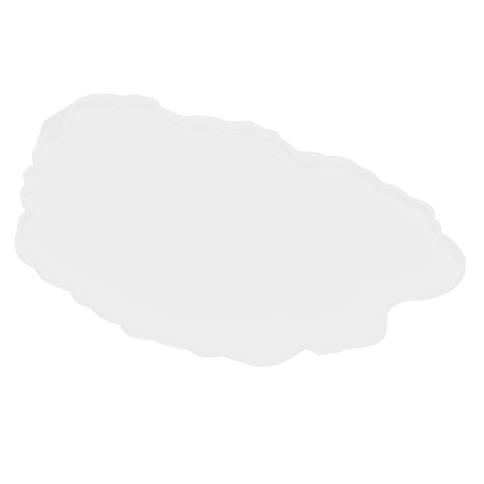 Silicone Mold for DIY Irregular Wavy Epoxy Resin Tray - Mirror Shaped Decoration & Crafting Tool for Creative Projects