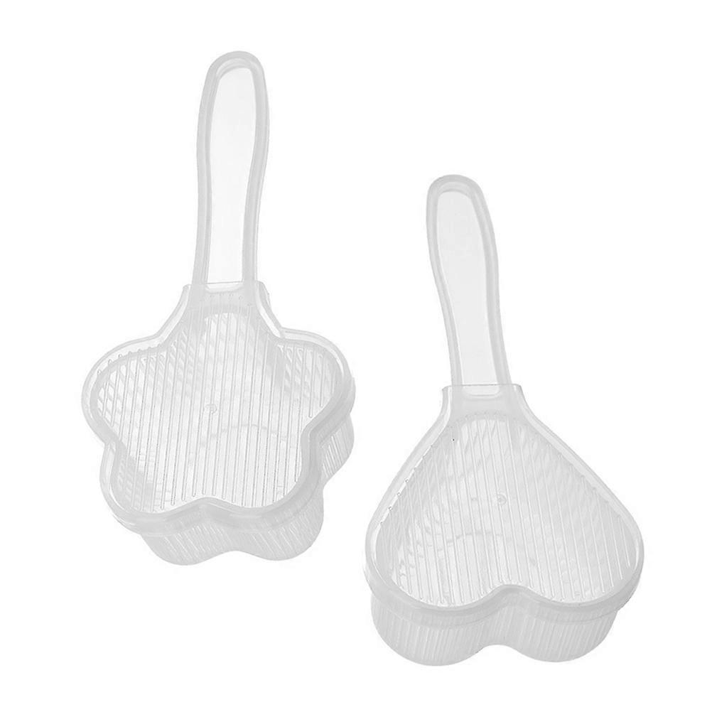 Rice Molds For Sushi 2Pcs Rice Shaper Mould Plum Blossom Style Designed For Home Use Easy To Clean