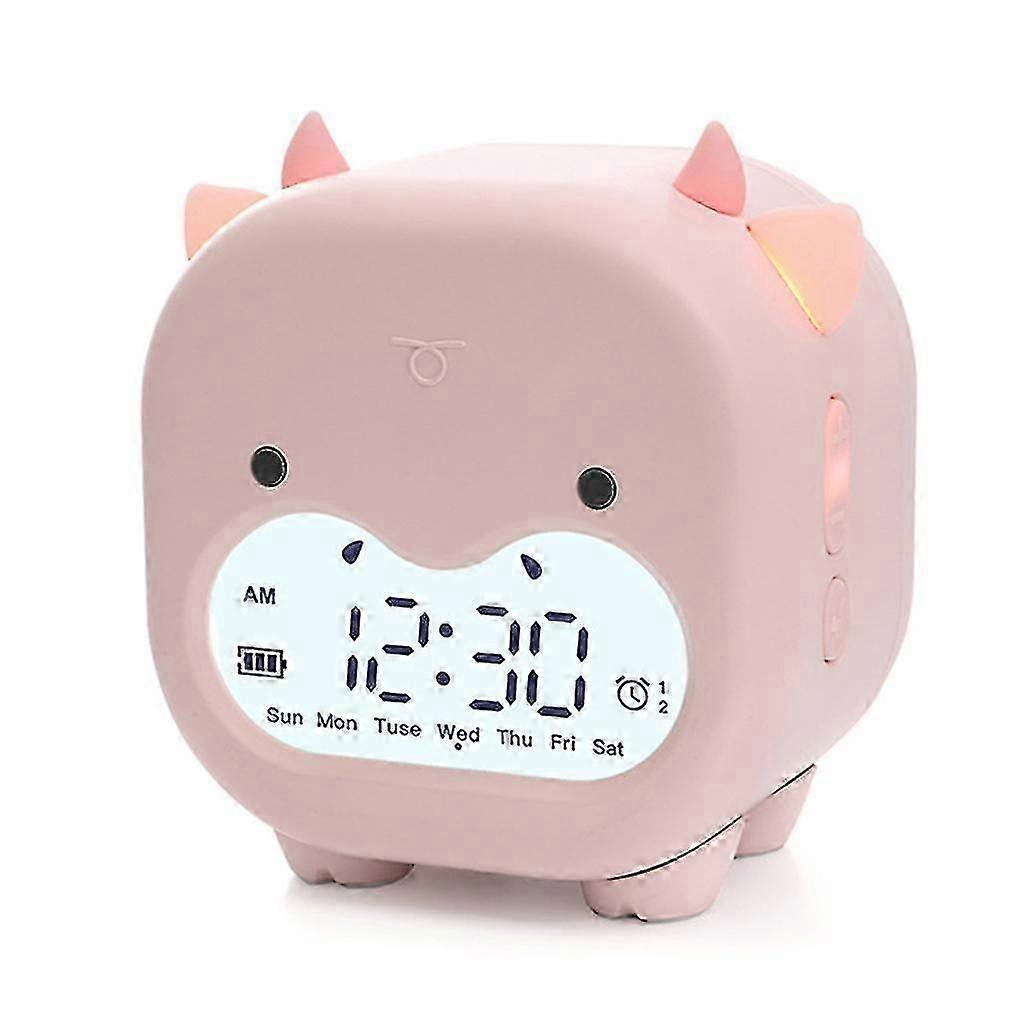 Alarm Clock Led Table Digital Desktop Clocks Night Light Kids Timer For Home