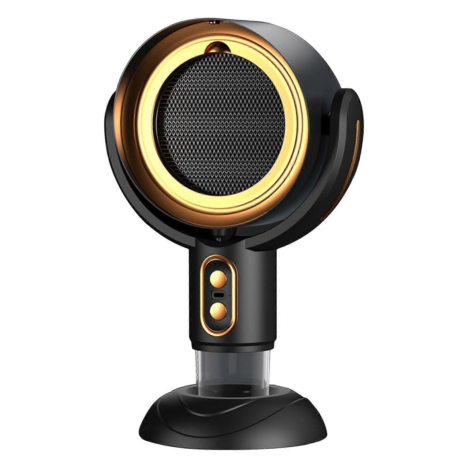 Desktop Range Hood with Multilayer Filtration, Adjustable Airflow, Quiet Portable Kitchen Exhaust Fan Gold