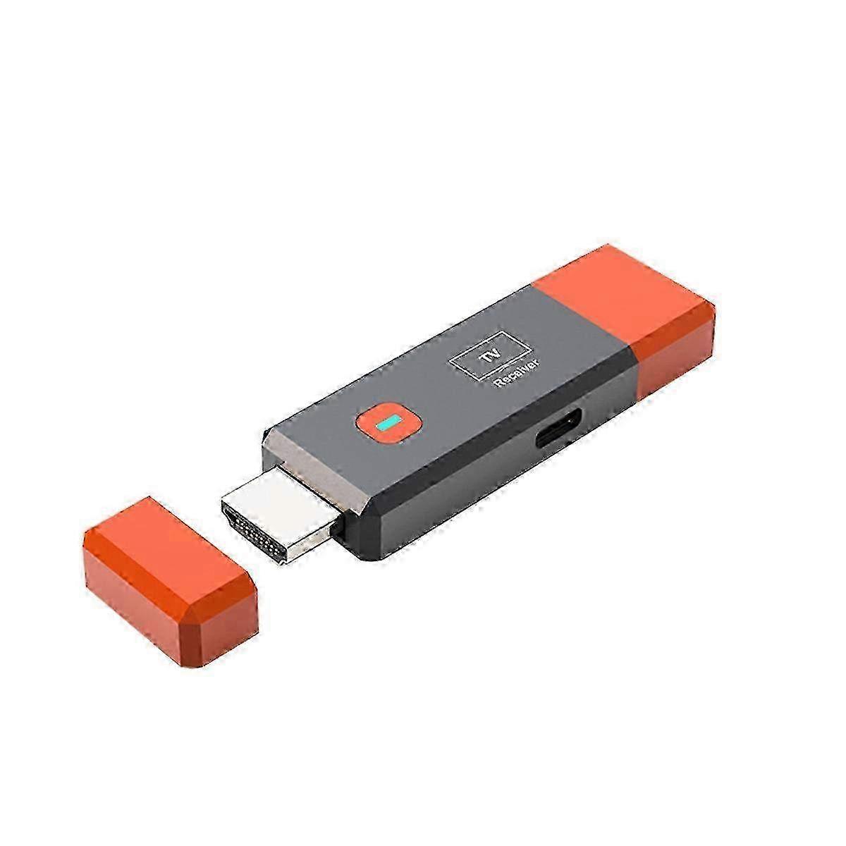 1080P Wireless HDMI-Compatible Extender Video Adapter TV Stick Dongle for Camera PC to Monitor