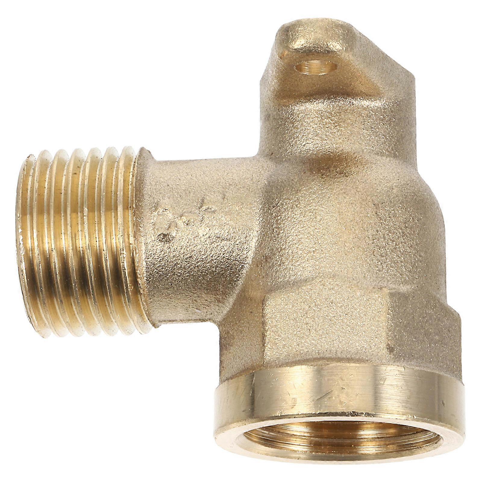Leakproof Copper Pipe Thread Adapter Water Hose Connector Elbow Fitting Durable Adaptable Design for Flexible Connections and Different Diameters