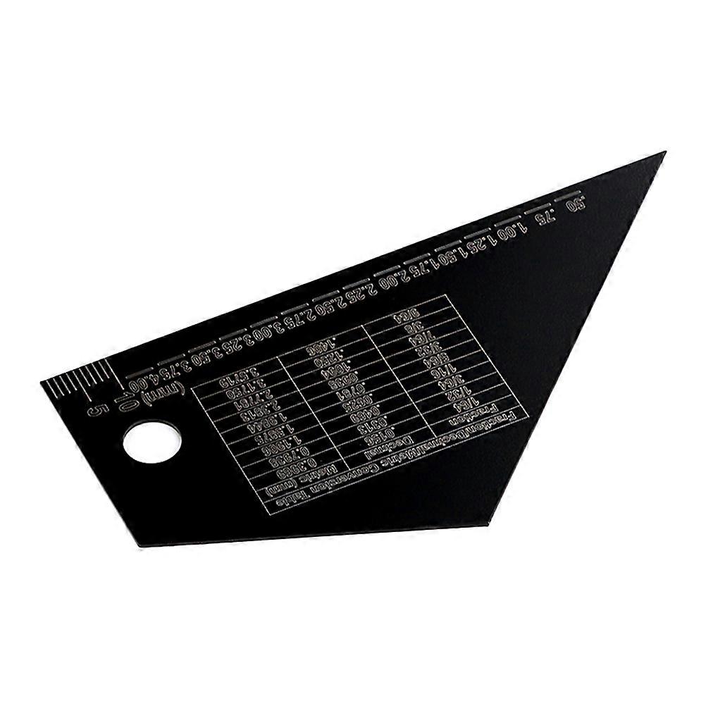 It sounds like you're referring to a **guitar string action gauge**, also known as a **fret rocker or string height ruler** — an essential tool for