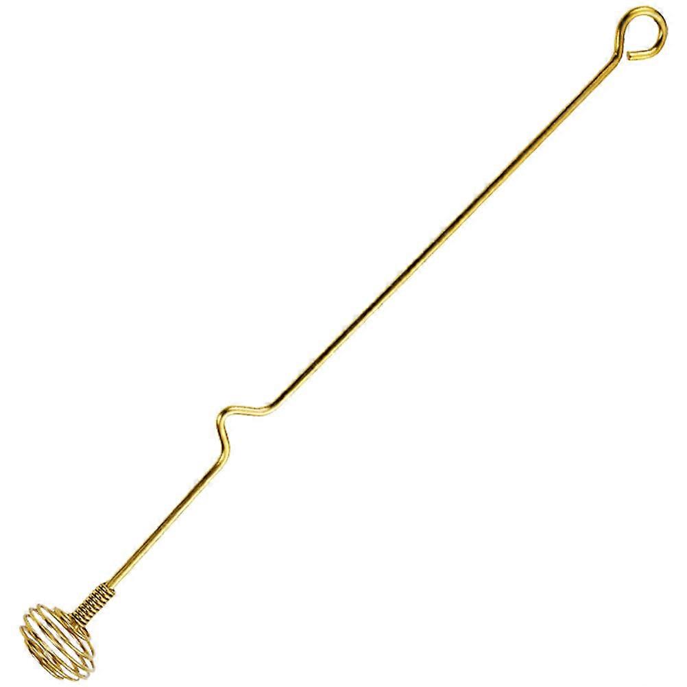 Golden Stainless Steel Cocktail Stirrer for Daily Use with Simple Structure Easy to Clean 3Pcs