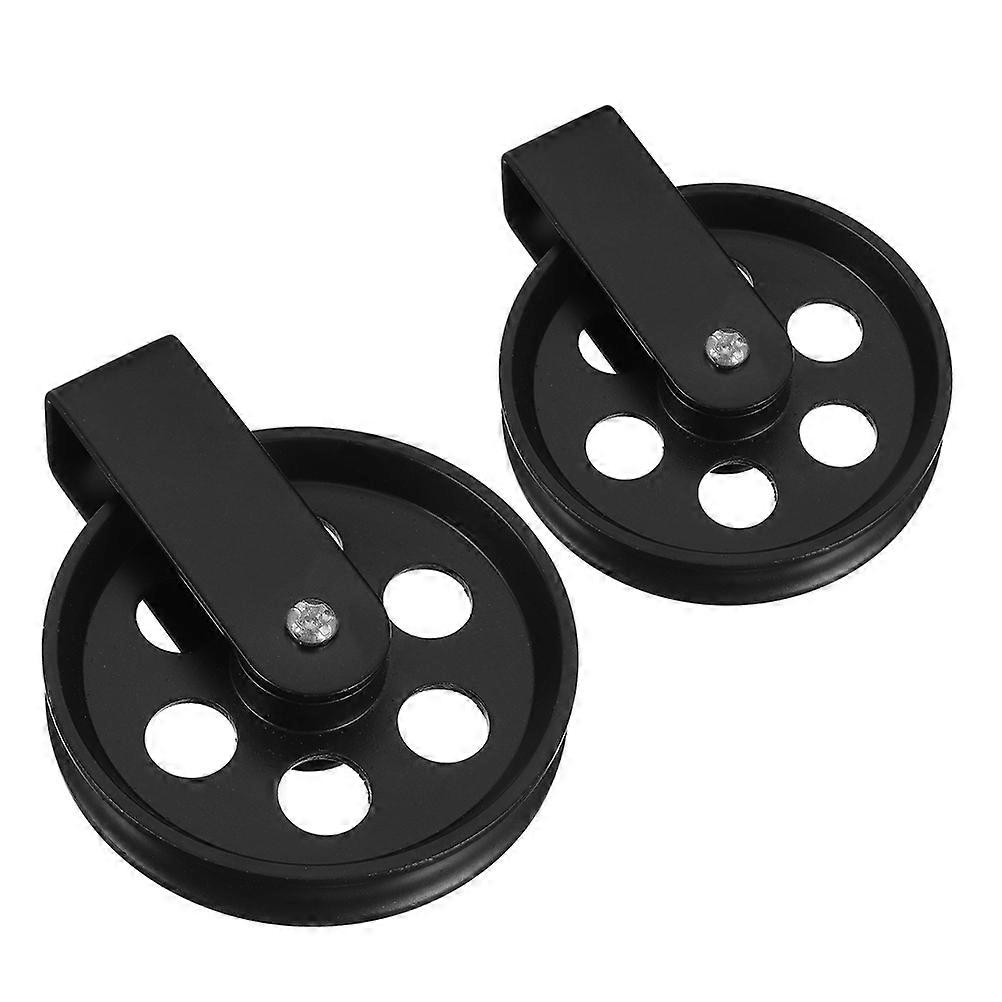 Industrial Light Pulley System For Kitchen Island And Dining Room Designed For Easy Installation With Vintage Aesthetic 2Pcs