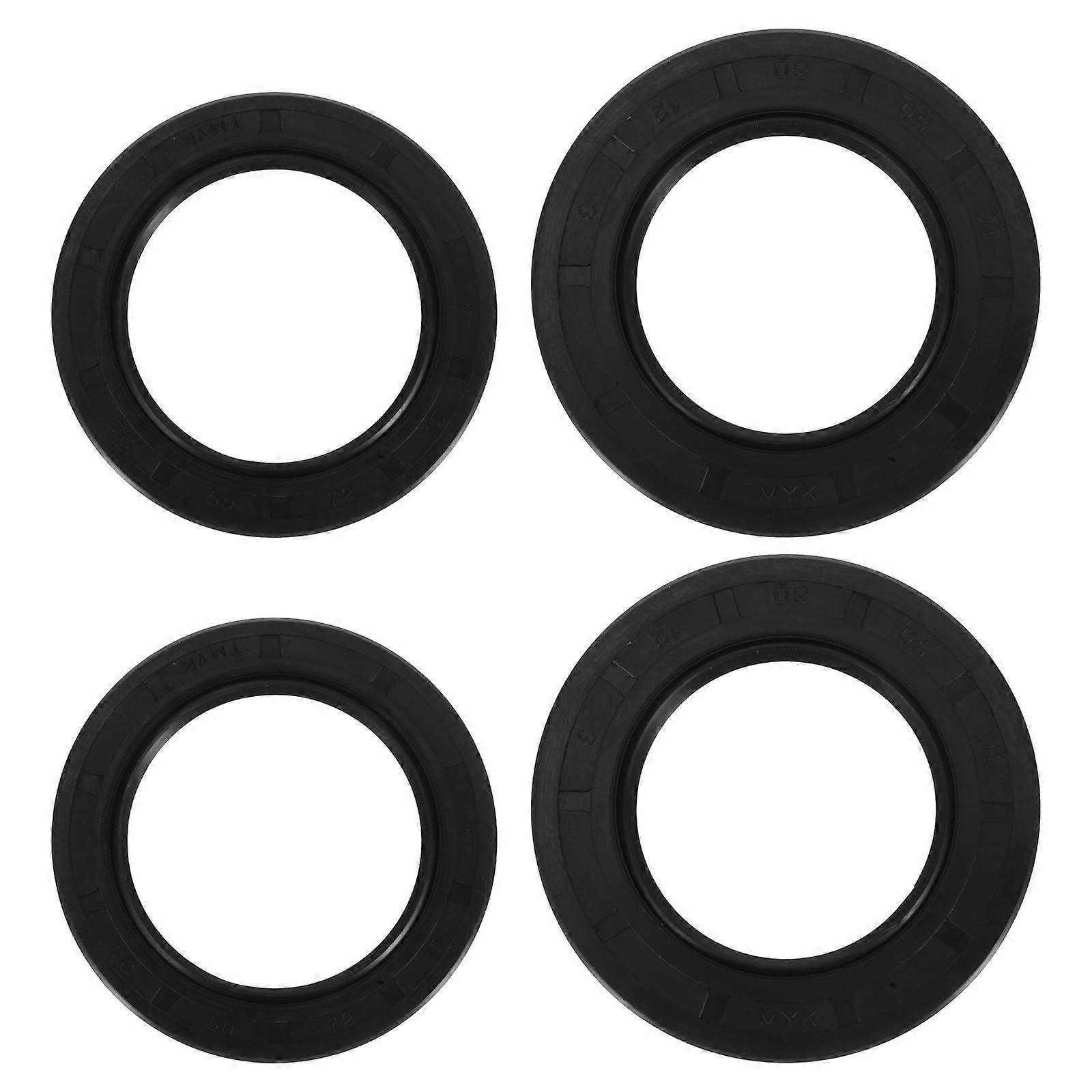 4pcs Black Leakproof Pump Sealing Washers Plastic for Air Compressor with High Sealing Performance