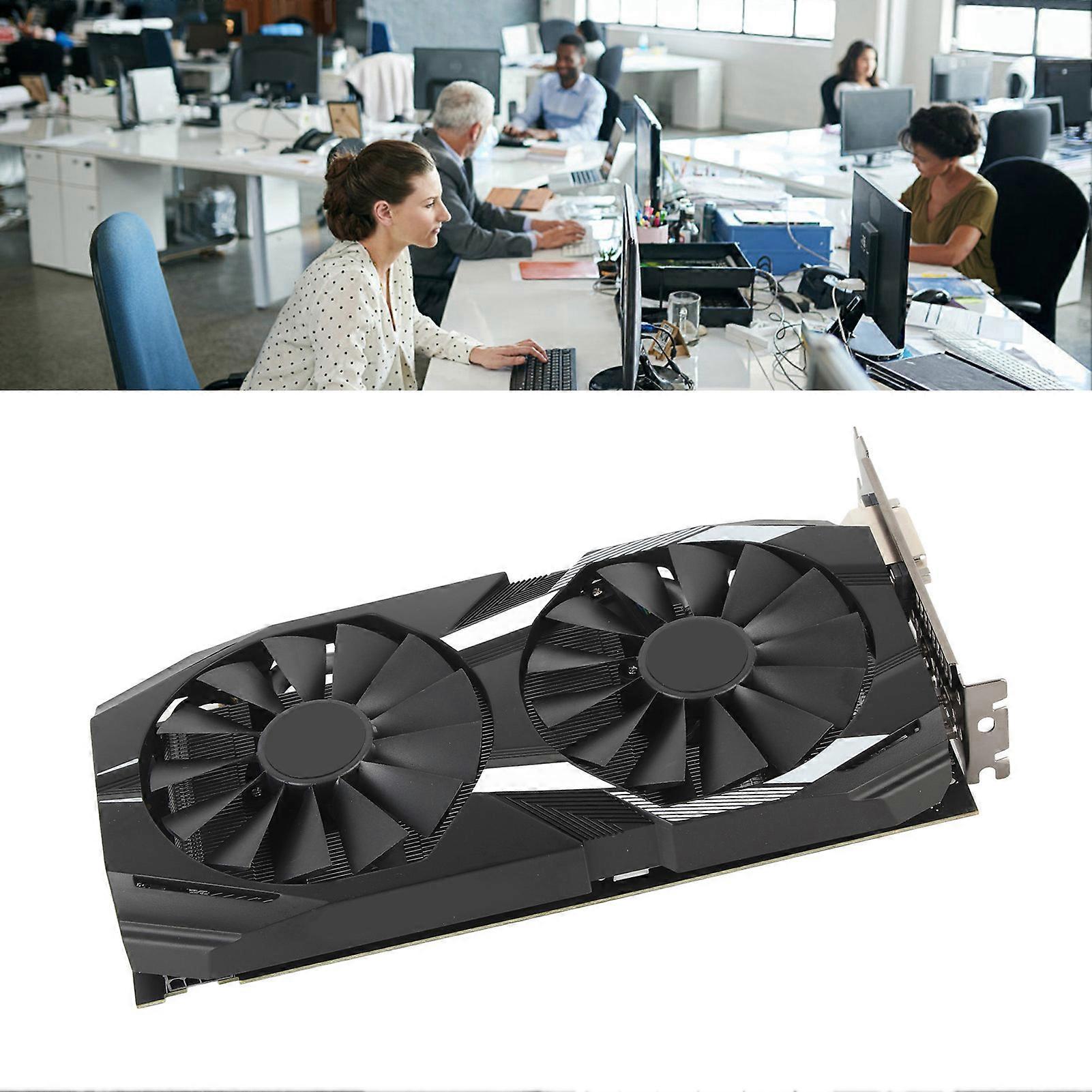 RX590 Graphics Card 8GB GDDR5 256bit Quiet Fast Heat Dissipation Game Graphics Card for Desktop Computer 