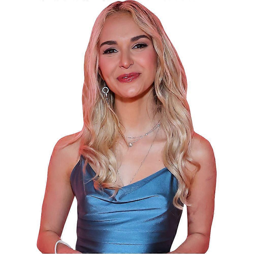 Nikki Roumel (Blå Klänning) Halvkropp Buddy Cutout