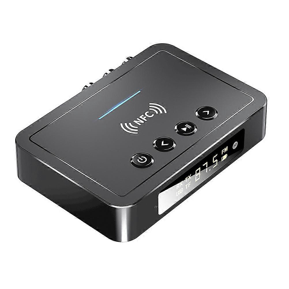 5.0 Audio Receiver For Home Use With Input And Built-In Digital To Analog Chip In Black 1Pack