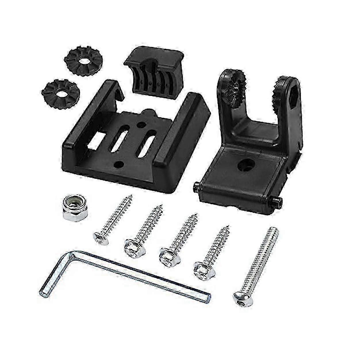 Boat Transducer Mounting Bracket Compatible with XHS Model Transducers Aluminum Alloy Transom Mount for Sonar Devices