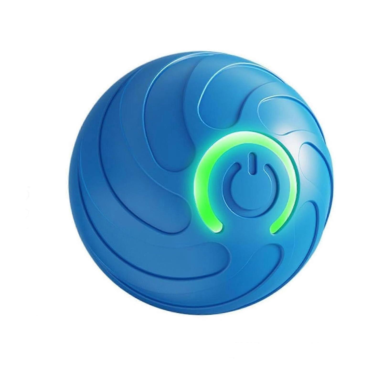 Dura Spin for Large Dogs, Interactive Automatic Rolling with Lights (Blue)