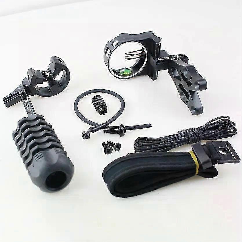7pcs Full Set Jx1000 Bow Accessories Set For Compound Bow include Stablizer Sight Arrow Rest Peep Sight hwy