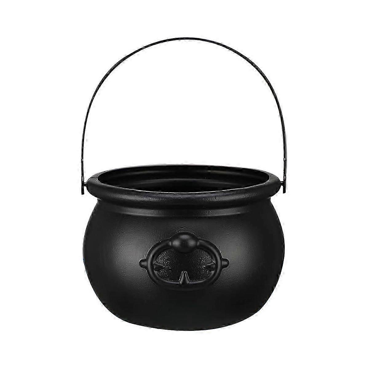 Halloween Witch Cauldron Fog Maker 12 LED Lights Halloween Mist Maker Water Fountain Fog Machine Halloween EU Plug