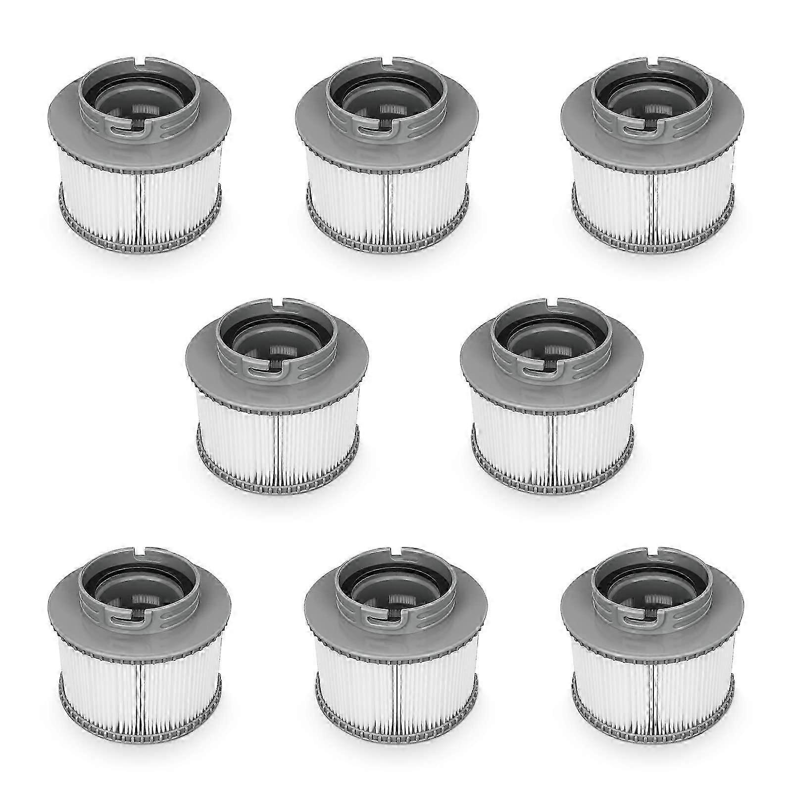 Lafiucy Ersatzfilter für MSPA FD2089, Filterkartuschenpumpe für Schwimmbäder, Hot Subs und Spas, 8 Stück