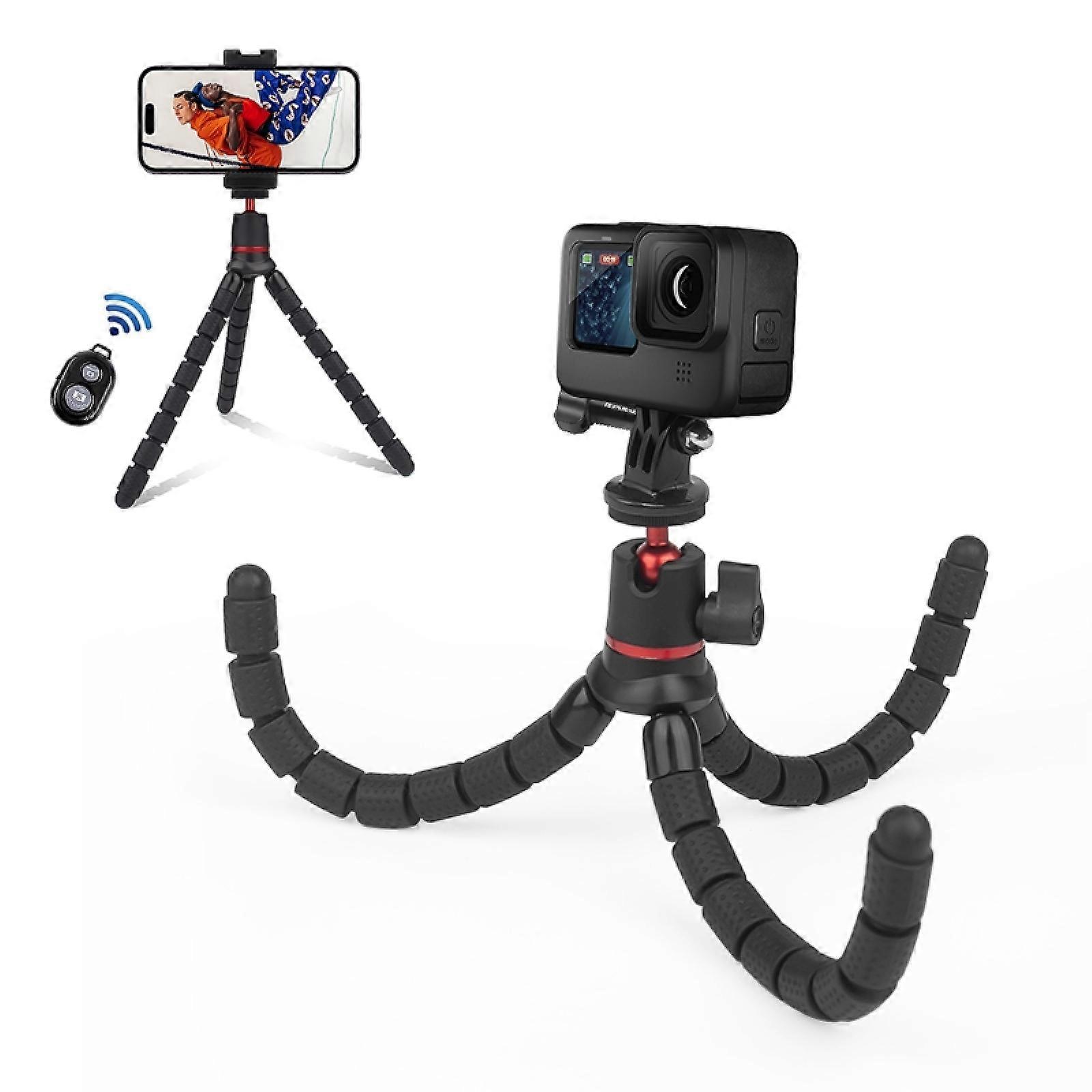TKdaddy PULUZ PU860 For DSLR Camera / GoPro / Smartphone Octopus Tripod Stand with Remote Control