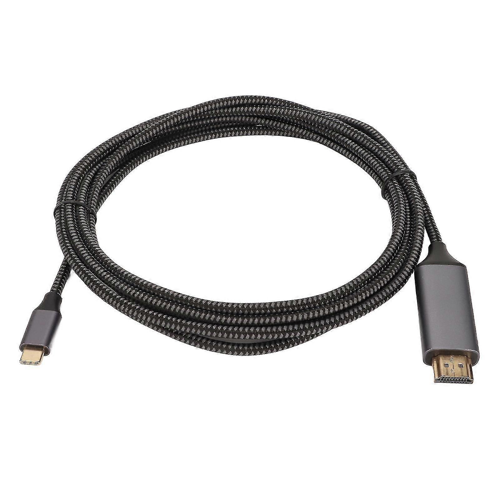 USB C to HDMI multimedia interface cable 4K at 60Hz Type C to HDMI adapter for