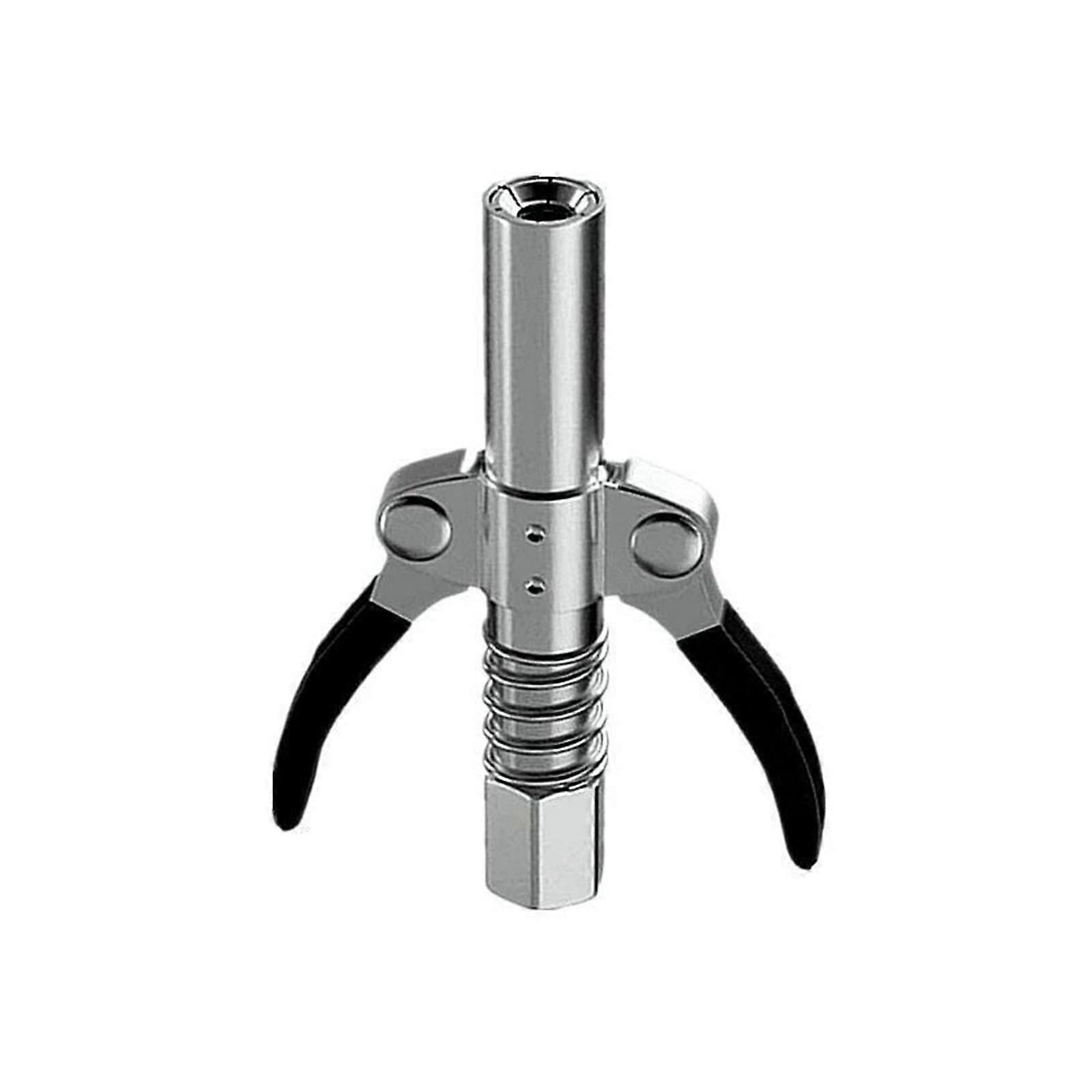 Grease Gun Coupler 10000 PSI NPT 1/8 Quick-Release Oil Pump Tool Grease Tip Car Syringe Double-Handle Black