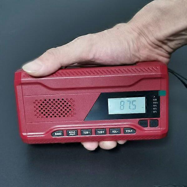 Emergency radio, WR-6, with USB interface, digital display and built-in speaker