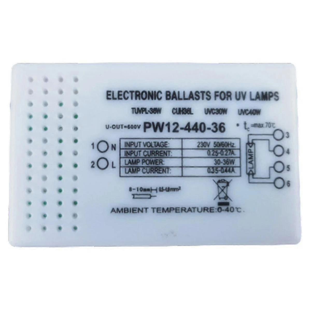 30-36W Electronic Ballasts 220V Universal Electronic Ballast for G23 G10q G5 UV Lamp