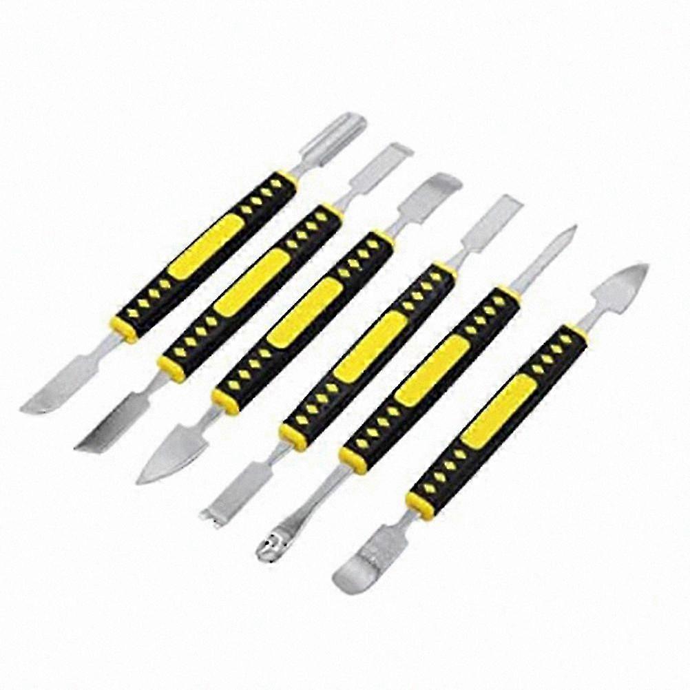 6-Piece Metal Pry Bar Tool Set for Electronics Disassembly and Repair
