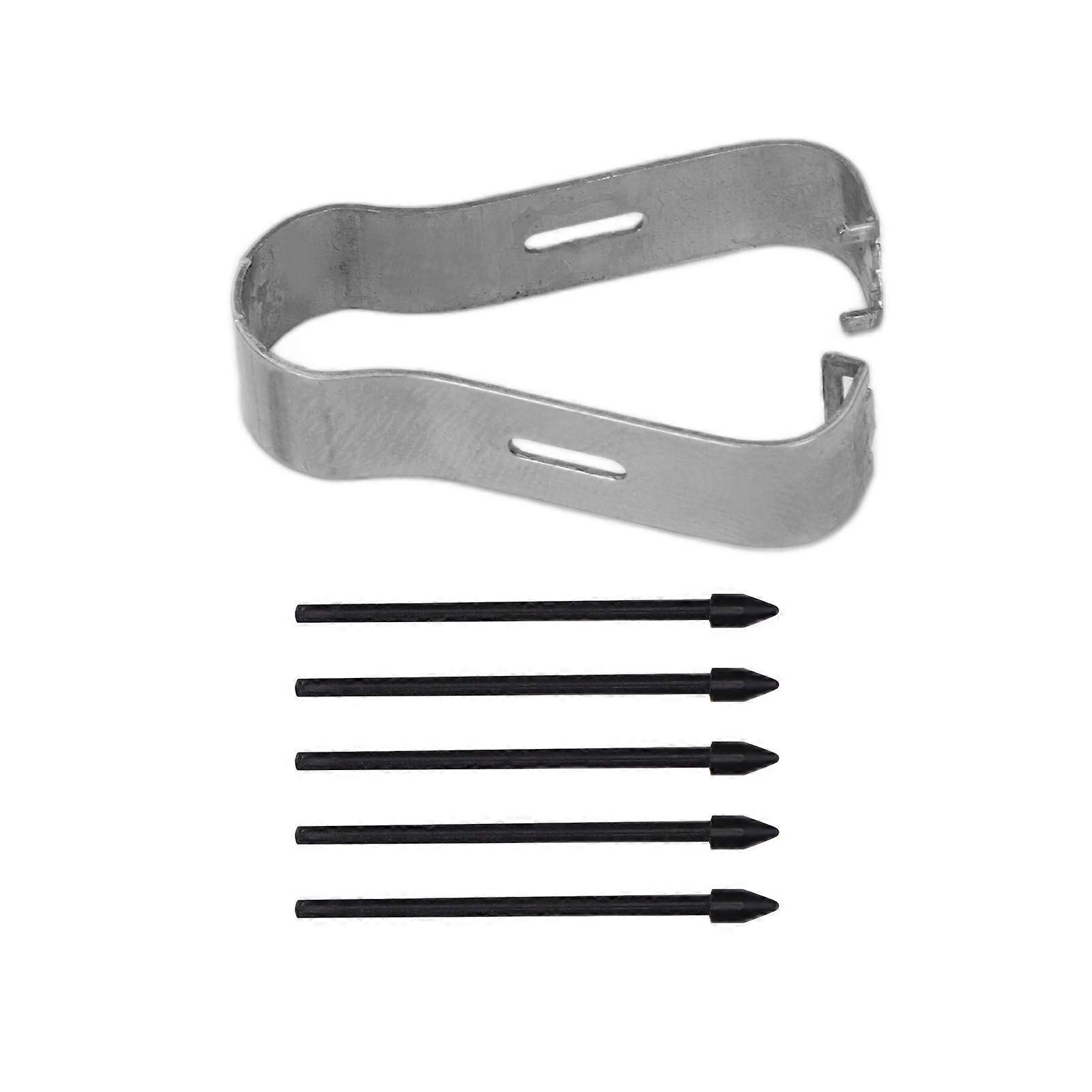 5Pcs Stylus Tips Accurate Sensitive Scratch Free Portable Replacement Touch Stylus NibsBlack