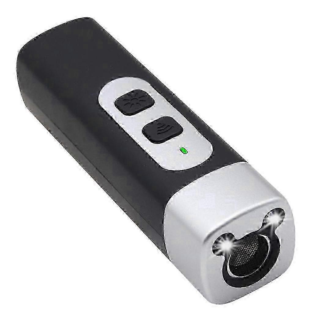 Portable Dog Anti-Barking Device with LED Flashlight for Outdoor Use