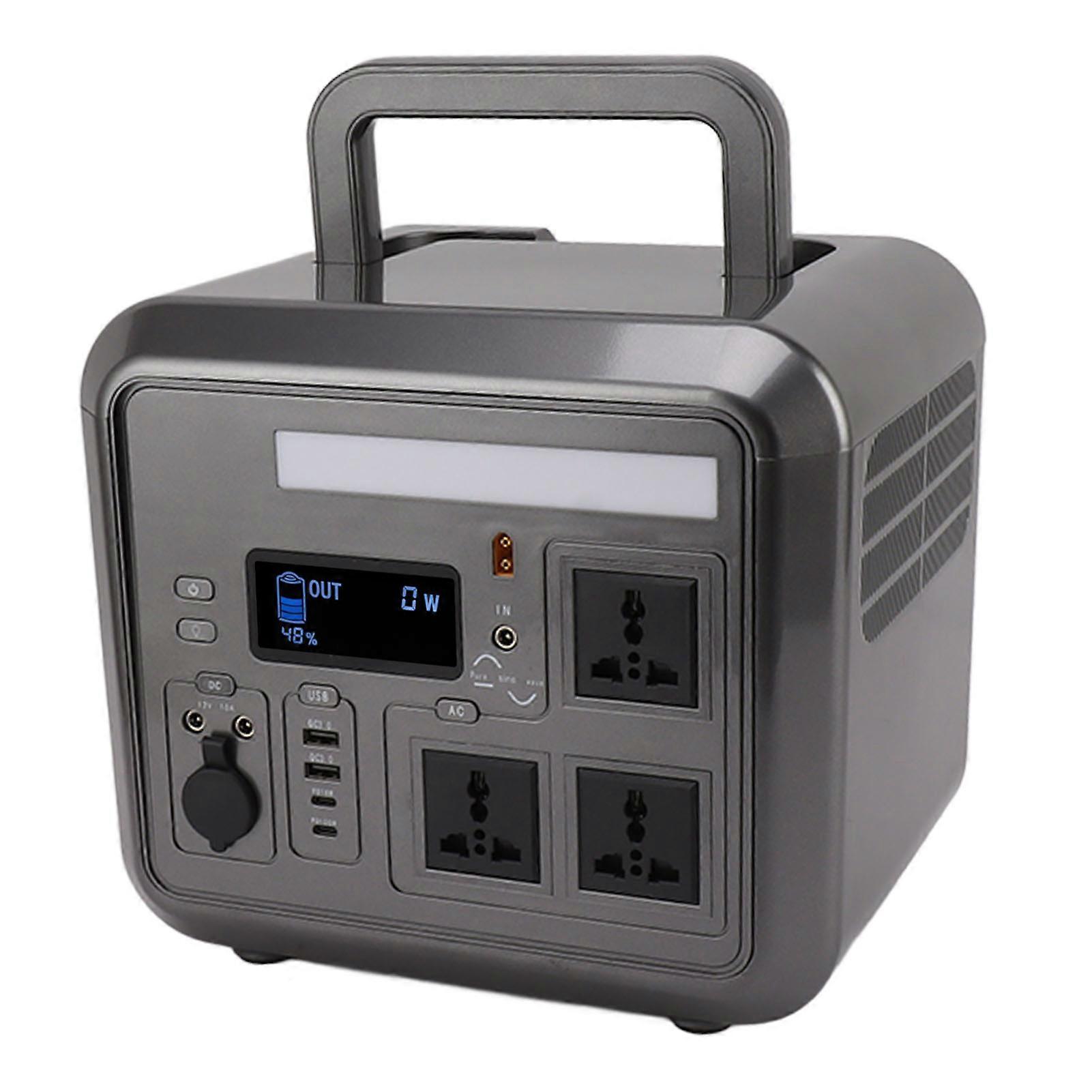 Portable Power Station 1200W 921.6Wh Solar Generator EU Plug