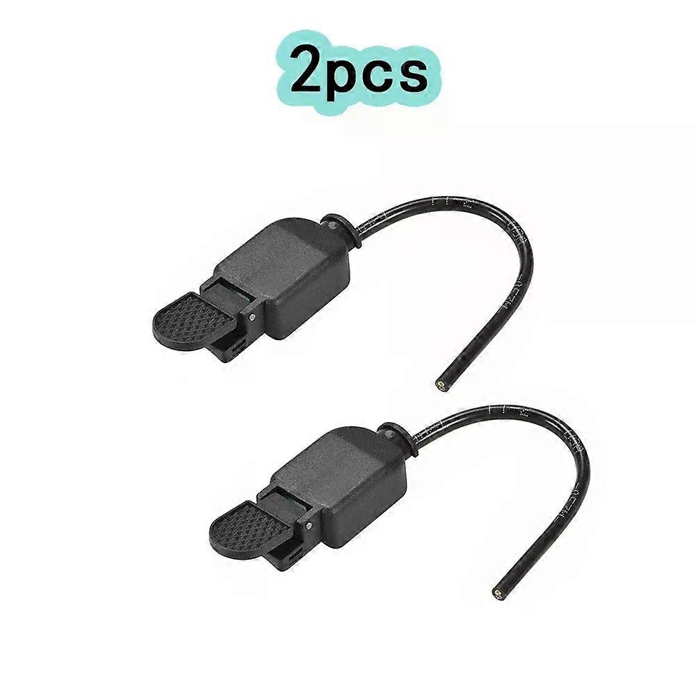 2 stk sveisebrennerbryter utløserknapp for TIG-sveisebrenner plasmakutterbrenner 728 lengde brennerbryter utløserknapp